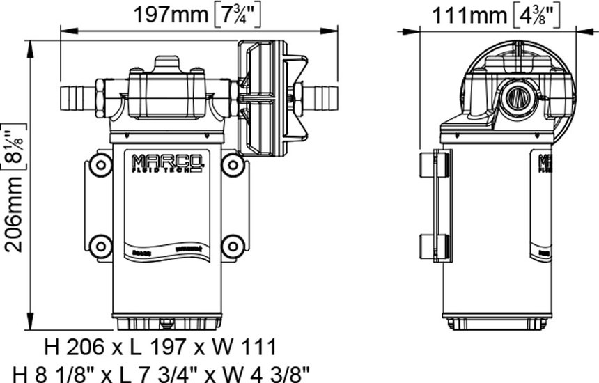 PROMAKER Compresor de aire horizontal de 6 galones 115PSI PRO-CP24